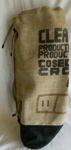 Sustainable Yoga Bag Handmade from Repurposed Coffee Bags